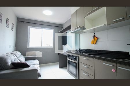 Sala e Cozinha de apartamento para alugar com 1 quarto, 29m² em Cidade Satelite Santa Barbara, São Paulo