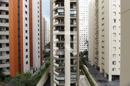 Vista da Sala de apartamento para alugar com 2 quartos, 70m² em Indianópolis, São Paulo