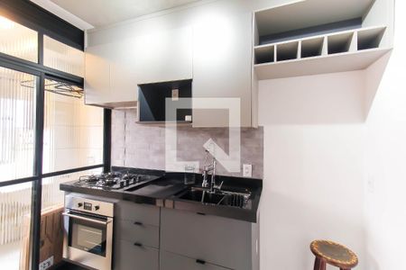 Sala/Cozinha de apartamento para alugar com 1 quarto, 30m² em Mooca, São Paulo