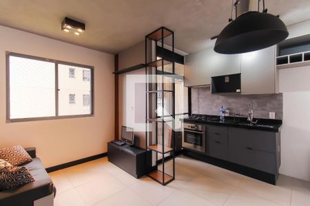 Sala/Cozinha de apartamento para alugar com 1 quarto, 30m² em Mooca, São Paulo