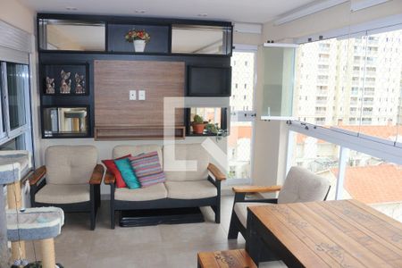 Varanda de apartamento à venda com 3 quartos, 122m² em Jardim Sao Caetano, São Caetano do Sul