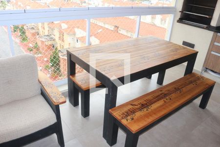 Varanda de apartamento à venda com 3 quartos, 122m² em Jardim Sao Caetano, São Caetano do Sul