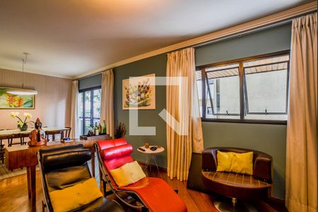 Sala de apartamento à venda com 4 quartos, 140m² em Jardim Bela Vista, Santo André