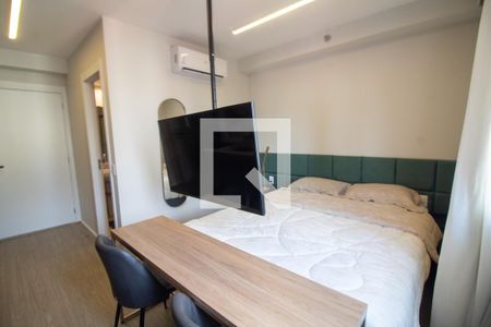 Sala / Quarto - Studio de kitnet/studio para alugar com 1 quarto, 25m² em Santo Amaro, São Paulo