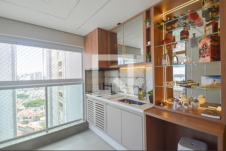 Varanda gourmet de apartamento para alugar com 3 quartos, 96m² em Baeta Neves, São Bernardo do Campo