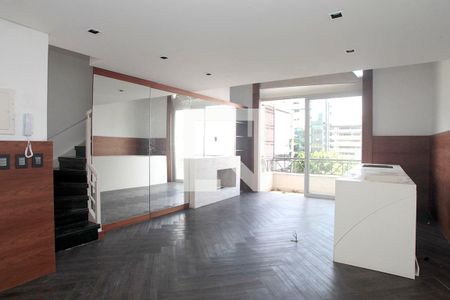 Studio - Sala / Cozinha de apartamento para alugar com 1 quarto, 78m² em Moinhos de Vento, Porto Alegre