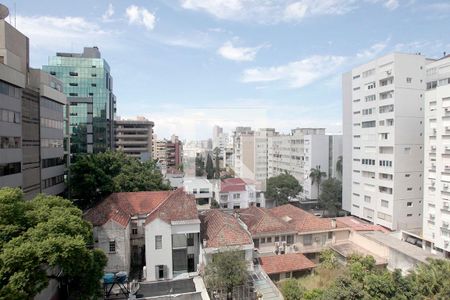 Studio - Sala / Cozinha Vista de apartamento para alugar com 1 quarto, 78m² em Moinhos de Vento, Porto Alegre