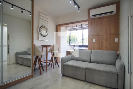 Sala de apartamento para alugar com 1 quarto, 33m² em Industrial, Novo Hamburgo