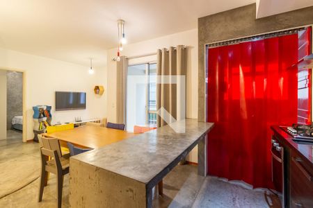 Sala de apartamento à venda com 1 quarto, 48m² em Jardim Paulista, São Paulo