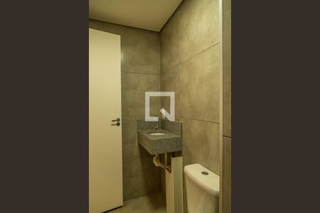 Banheiro de apartamento à venda com 1 quarto, 25m² em Mirandópolis, São Paulo