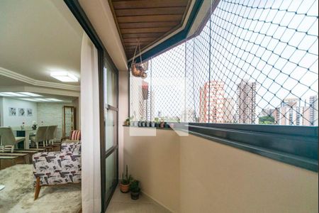 Varanda da Sala de apartamento para alugar com 3 quartos, 176m² em Vila Bastos, Santo André