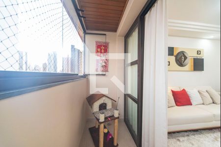 Varanda da Sala de apartamento para alugar com 3 quartos, 176m² em Vila Bastos, Santo André