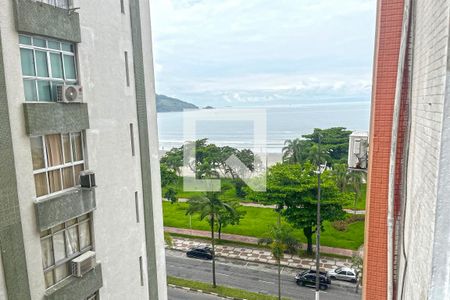 Vista da Sala de apartamento para alugar com 3 quartos, 95m² em Aparecida, Santos