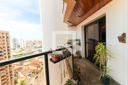 Varanda  de apartamento à venda com 3 quartos, 183m² em Vila Regente Feijó, São Paulo