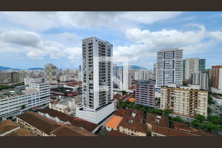 Vista da Sala de apartamento para alugar com 1 quarto, 49m² em Paquetá, Santos