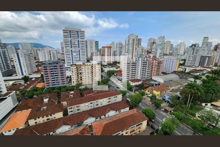 Vista da Sala de apartamento para alugar com 1 quarto, 49m² em Paquetá, Santos