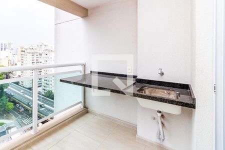 Varanda de apartamento à venda com 1 quarto, 33m² em Barra Funda, São Paulo