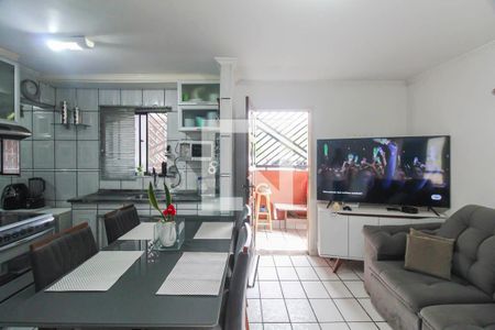 Sala/Cozinha de apartamento à venda com 2 quartos, 64m² em Fazenda da Juta, São Paulo