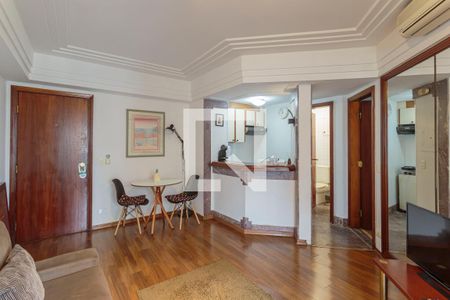 Sala de apartamento para alugar com 1 quarto, 38m² em Jardim Paulistano, São Paulo