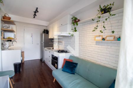 Sala de apartamento para alugar com 1 quarto, 28m² em Jardim Caravelas, São Paulo