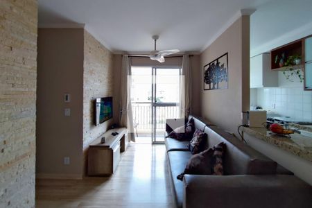 Sala de apartamento à venda com 2 quartos, 52m² em Vila Satúrnia, Campinas