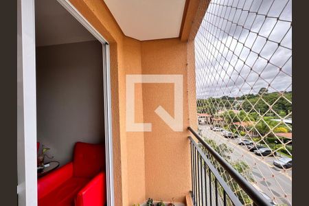 Varanda da Sala de apartamento à venda com 3 quartos, 63m² em Vila Satúrnia, Campinas