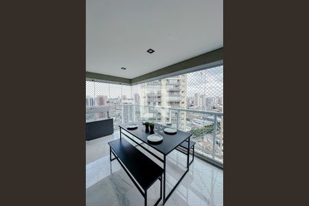 Varanda da Sala de apartamento para alugar com 1 quarto, 52m² em Vila Regente Feijó, São Paulo