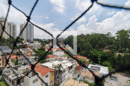 Vista da Varanda da Sala de apartamento para alugar com 1 quarto, 62m² em Paraíso do Morumbi, São Paulo