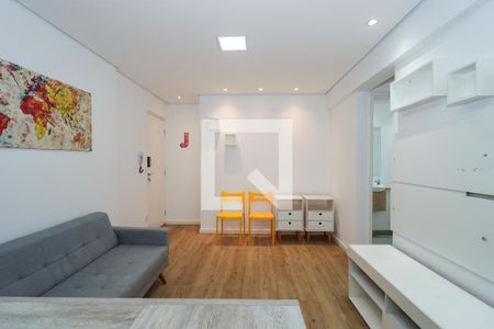 Sala de apartamento para alugar com 1 quarto, 47m² em Vila Andrade, São Paulo