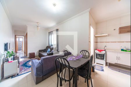 Sala de apartamento à venda com 2 quartos, 61m² em Vila Eldizia, Santo André