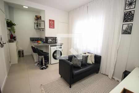 Sala de apartamento à venda com 1 quarto, 35m² em Cidade Baixa, Porto Alegre