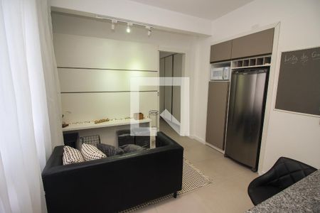 Sala de apartamento à venda com 1 quarto, 35m² em Cidade Baixa, Porto Alegre