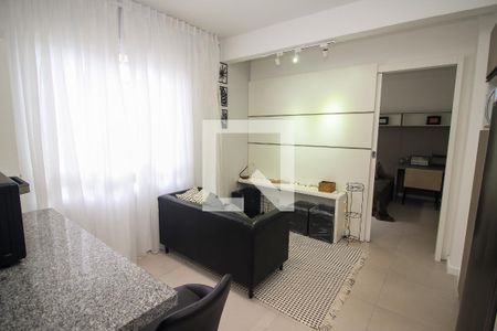 Sala de apartamento à venda com 1 quarto, 35m² em Cidade Baixa, Porto Alegre