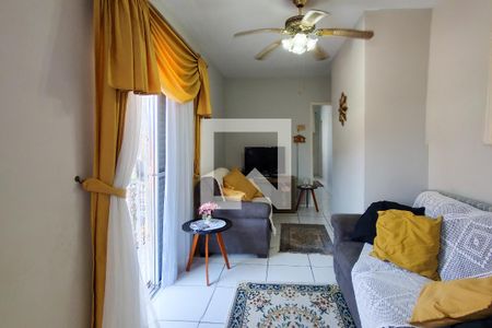 Sala de apartamento para alugar com 2 quartos, 55m² em Aviação, Praia Grande