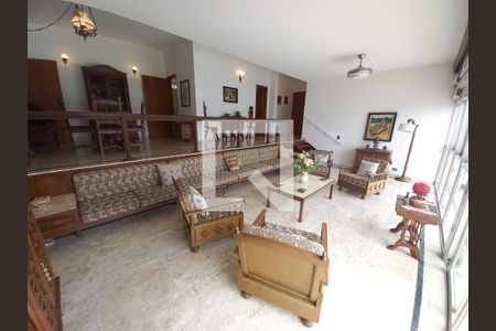 Sala de apartamento para alugar com 3 quartos, 152m² em Ilha Porchat, São Vicente