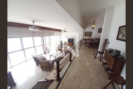 Sala de apartamento para alugar com 3 quartos, 152m² em Ilha Porchat, São Vicente