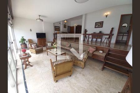 Sala de apartamento para alugar com 3 quartos, 152m² em Ilha Porchat, São Vicente