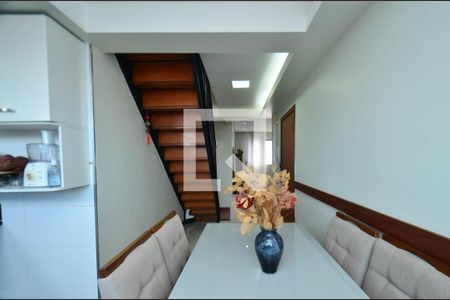 Sala de jantar de apartamento à venda com 3 quartos, 101m² em Ipiranga, Belo Horizonte