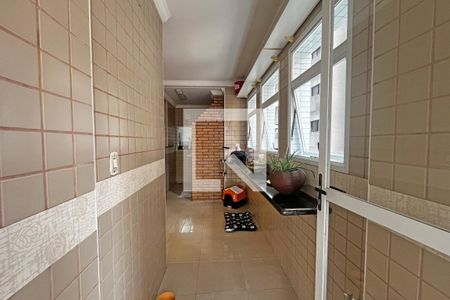 Varanda de apartamento para alugar com 3 quartos, 162m² em Pompéia, Santos