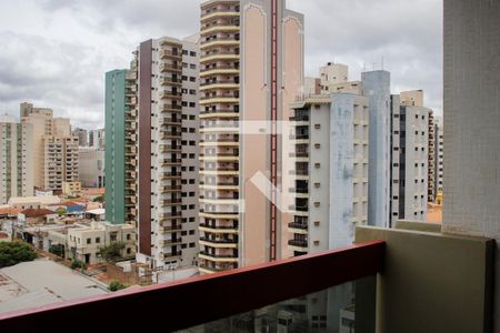 Vista da Sacada de apartamento para alugar com 1 quarto, 52m² em Centro, Ribeirão Preto