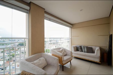 Varanda da Sala de apartamento para alugar com 3 quartos, 134m² em Vila Augusta, Guarulhos