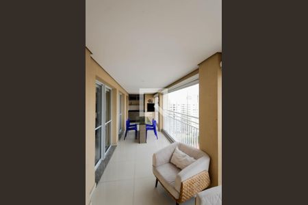 Varanda da Sala de apartamento para alugar com 3 quartos, 134m² em Vila Augusta, Guarulhos