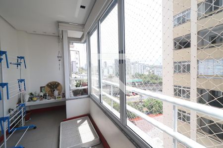 sala sacada de apartamento à venda com 2 quartos, 97m² em Pátria Nova, Novo Hamburgo