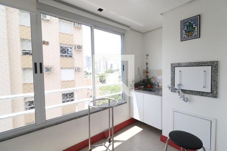 sala sacada de apartamento à venda com 2 quartos, 97m² em Pátria Nova, Novo Hamburgo