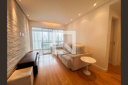 Sala de apartamento à venda com 2 quartos, 75m² em Campo Belo, São Paulo