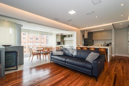 Sala de apartamento à venda com 2 quartos, 96m² em Jardim Fonte do Morumbi, São Paulo