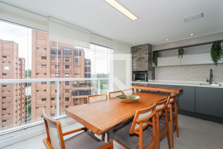 Varanda da Sala de apartamento à venda com 2 quartos, 96m² em Jardim Fonte do Morumbi, São Paulo