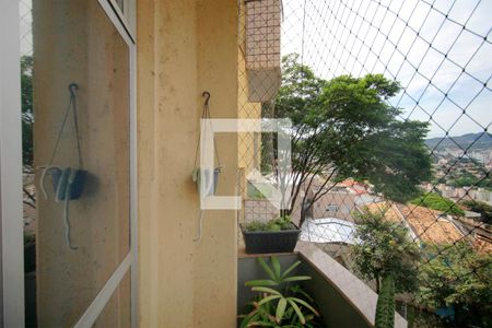 Varanda da Sala de apartamento à venda com 3 quartos, 94m² em Havaí, Belo Horizonte