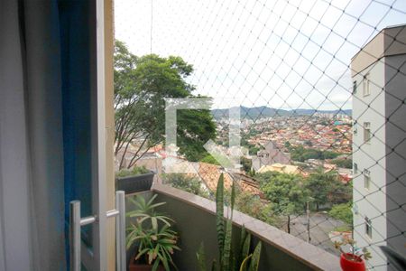 Varanda da Sala de apartamento à venda com 3 quartos, 94m² em Havaí, Belo Horizonte