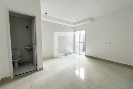 Sala/Cozinha de apartamento à venda com 1 quarto, 45m² em Vila Mangalot, São Paulo